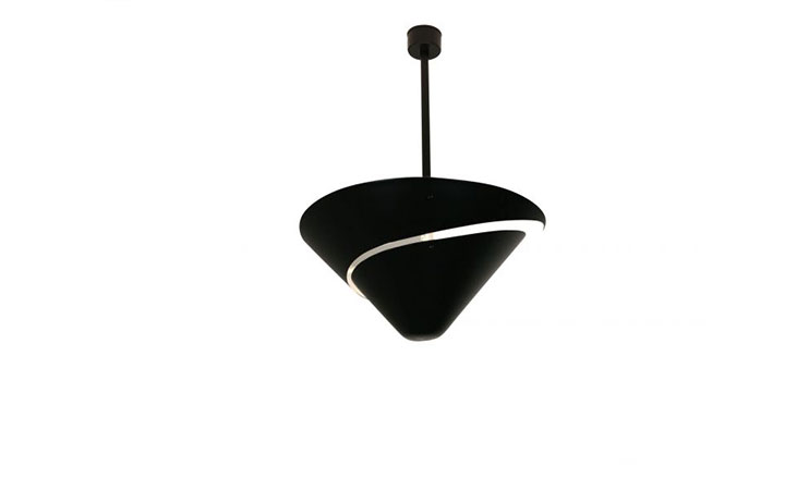 Escargot Ceiling Lamp  by Serge Mouille Pendant Lamps